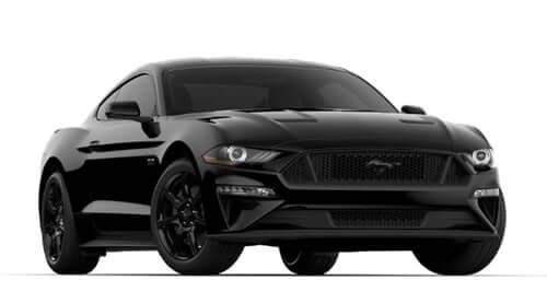 Black Ford Mustang - Ford Passenger Car Transmission Repair Shop