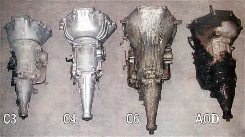 Ford Transmissions in a Row, all from different time periods