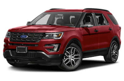 Red Ford Explorer SUV - Ford SUV Transmission Repair Experts