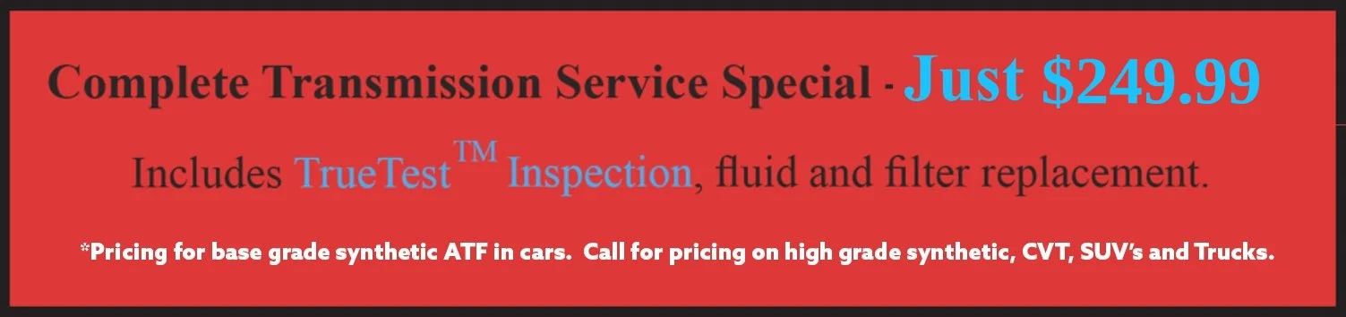 transmission repair special offers and deals
